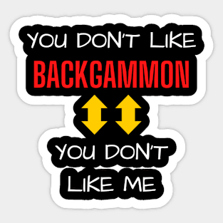 Backgammon Sticker